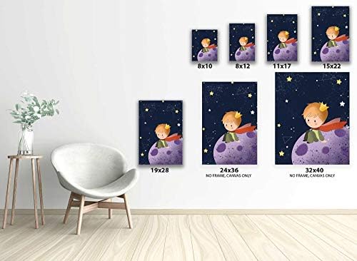 Little Prince Canvas Wall art rasadnik dekor za kućne dece soba štampa 8 x 10