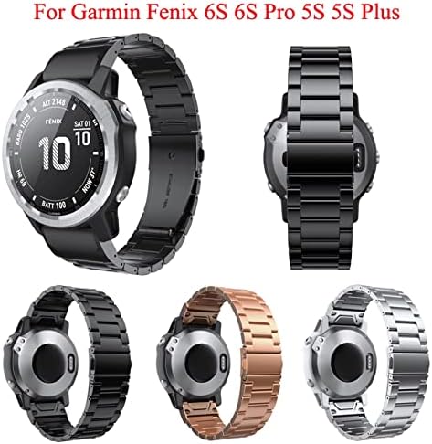 SKM traka za sat za Garmin Fenix 7S 6s Pro Watch Quick Release nehrđajući čelik Wrist Band 20mm remen