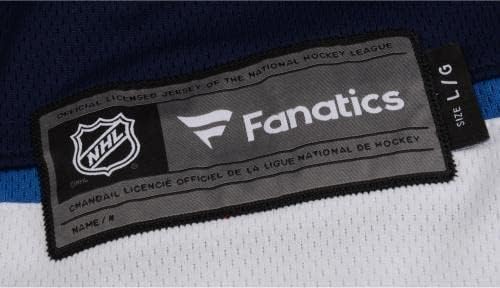 Mark Scheifele Winnipeg Jets autografirani mornarički dres na mornaričkim fanaticima - autogramirani NHL dresovi