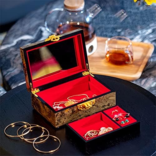WODMB nakit-kutija za pohranu Kinesko-stil Vintage sa bravom Vjenčanje-poklon Kućni ukras Organizator Skladištenje