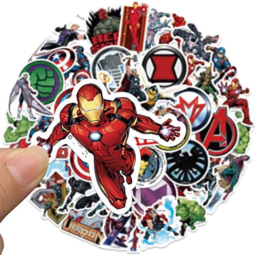 50pcs osvetnike Naljepnice za superheros Cool Spider Hero Naljepnice Polivinil Vodootporni prijenosni računari Telefonska futrola Case Boce za vodu Notebooks Skateboards za prtljag za bicikle naljepnica za djecu Tinejdžeri odrasli