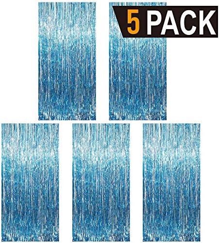 GOER 3.2 ft x 9.8 ft metalik šljokice folija rub zavjese Party Photo Backdrop Party Streamers za rođendan,Matura, Nova godina eve