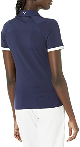 Callaway Ženska Swingtech asimetrična boja u boji kratkih rukava Golf polo majica