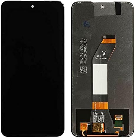 Ygpmoiki za Xiaomi Redmi 10 21061119ag zamjena Digitalizatora LCD ekrana osjetljivog na dodir, Crna, 6,5