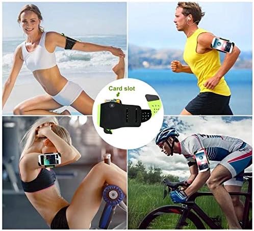 Holster za Alcatel 1 - FlexSport Armband, podesiva traka za vježbanje i trčanje za Alcatel 1 - Stark Green