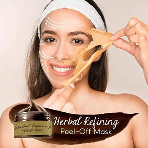 CRIVERY 2kom Pro-Herbal Refining peel-Off maska za lice, 2023 nove maske za uklanjanje mitesera za čišćenje, Maska za njegu kože Peel-Off, kidanje pora skupljaju njegu kože