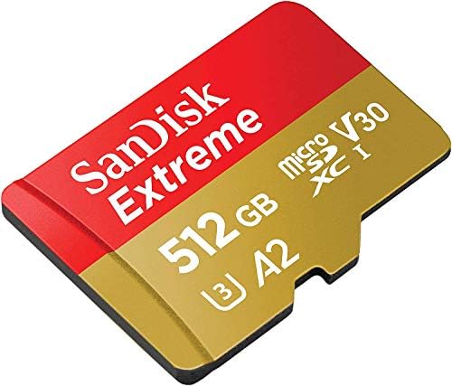 SanDisk 512gb Micro Extreme memorijska kartica za Samsung telefon radi sa Galaxy S20, S20+, S20 Ultra, S20 FE 5G paket sa svime osim Stromboli MicroSDXC & čitač SD kartica