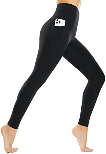 Baleaf znojne ženske gamaše sa visokim strukom, rastegnuta vježba Atletska trčanje joga hlača sa džepovima