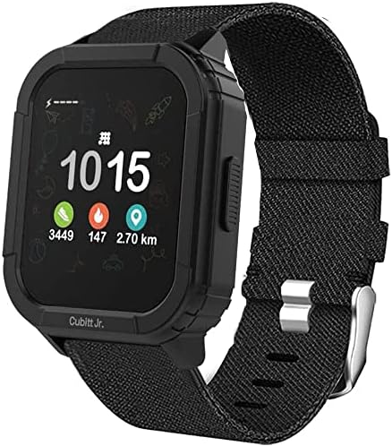 Lamshaw Kompatibilan je za Cubitt JR pametne satove, prozračna najlonska tkanina zamjena za zamjenu dodatne opreme Kompatibilan sa Cubitt JR Smart Watch