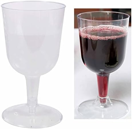 8 Pc plastičnih čaša za vino šalice šampanjac flauta za jednokratnu upotrebu 6.46 Oz vjenčanje jasno