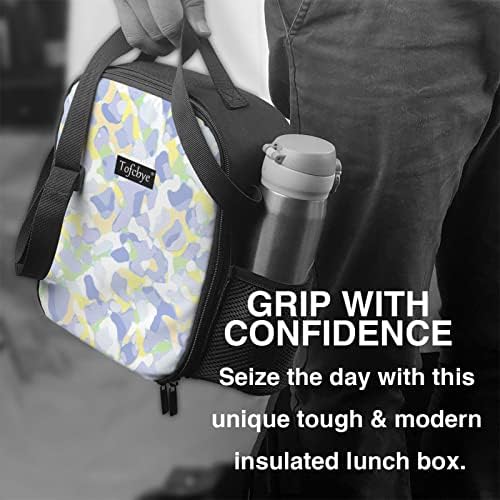 Tofcbye izolacija taktička maskirna torba za ručak za muškarce i žene Cross Body prenosiva jednostavna torba za ručak 10.5 l * 8w
