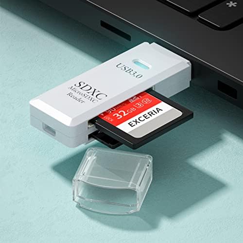 USB 3.0 čitač SD kartica za PC, 3 paketa Micro SD kartica za USB Adapter, čitač kartica za čitač memorijskih kartica kamere, Wansurs