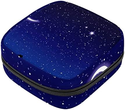 Crna karirana torba za čuvanje higijenskih uložaka zvjezdano nebo prijenosni period Kit torba jastučići za menstrualnu vrećicu s vrećicom