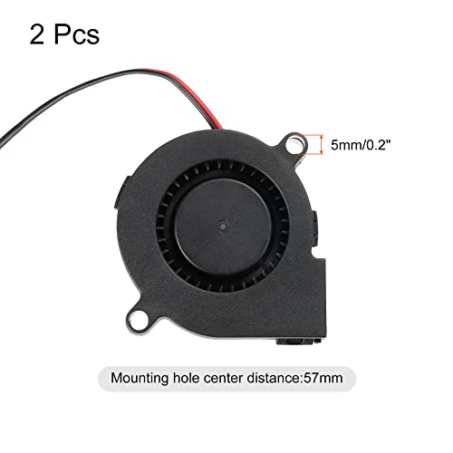 MECCANIXITY DC Puhalo za hlađenje bez četkica Fan Cooler 5015 50x50x15mm turbina Turbo Dual kuglični ležaj Centrifugalni Puhač protoka