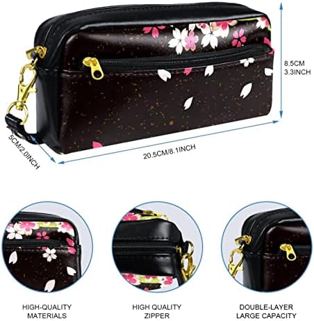 Tbouobt pokloni za muškarce Žene šminke torbe toaletna torbice Male kozmetičke torbe, japanskog cvjeta cvijeta trešnje