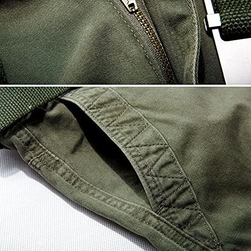 Ymosrh Muške kratke hlače Ljetni pamučni multi-džepni kombinezoni kratke modne gaćice