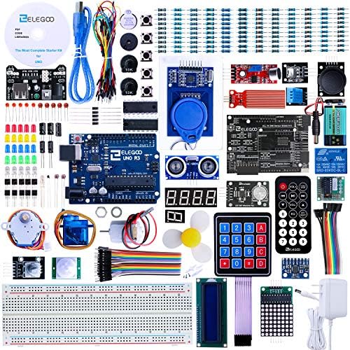 ELEGOO nadograđen UNO R3 Projekt Najpotpuniji komplet za starter W / Tutorial kompatibilan sa Arduino IDE V2.0