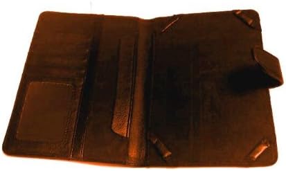 Navitech originalna smeđa Napa koža Flip Open 7 inčni kućište za knjige Nošenje / pokrov Kompatibilan je s archos 70
