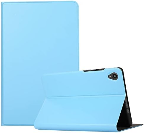Tablet PC slučajevi kompatibilni sa LENOVO tabletom M8 TB-8505/8705 tableta, premium udarnog postolje Folio futrola, uglovi za više pregleda, meka TPU pozadinsko poklopci za zaštitu tableta zaštitna futrola (boja: svjetlo Blu