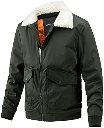 ADSDQ muški duksevi Pulover, plus veličine stilski vježbani kaputi dugih rukava muškarci padaju topla zip jakna od pune boje debljine19