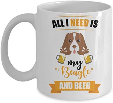 Sve što mi treba je moj beagle i keramička krigla - ljubitelji psa i piva