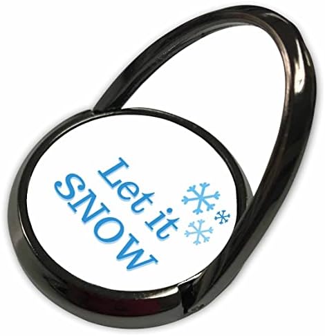 3Droza Slatki božićni dizajn s tekstom puštanja IT SNOW - Prstenovi telefona