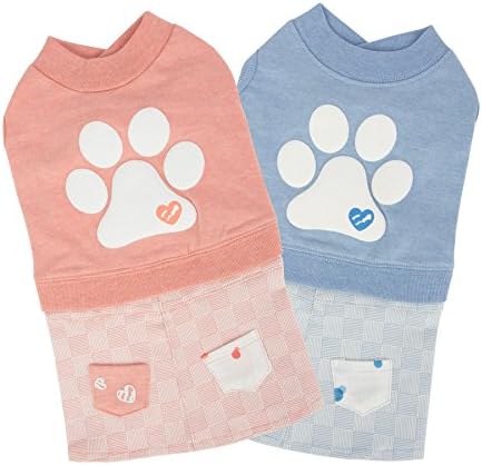 Pinkaholic New York NARA-OP7310-MB-L ML.BLUE PAWSH PET-haljine, velike