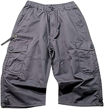 Muški kapri kratke hlače Casual Phicking ispod kratkih kolica 3/4 Teretne kratke hlače sa više džepovima