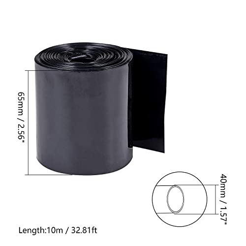 Bettomshin Black PVC cijevi za cijenu 32,81 Ft Dužina 2,56 inča Stan za AA bateriju 1pcs