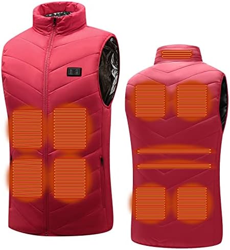 2022 Zimska grijana prsluka za muške ženske vjetrootporne USB punjenje Grejni kaput Smart Electric Topli kaputi odjeća