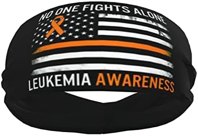Unisex trening narukvice Leukemia Awareness multifunkcionalne sportske trenirke muške performanse traka za glavu