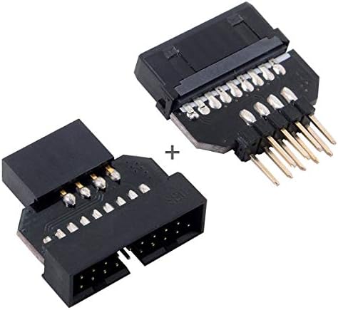 Cablecc 1set reverzibilni USB 2.0 9pin kućišta za matičnu ploču USB 3.0 20pin zaglavlje Ženski Adapter