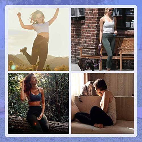 Tnnzeet High Struk uzorak za žene - Buttery Soft Tummy Control ispisane hlače za vježbanje joga