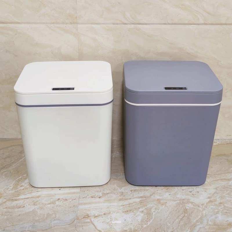 Uxzdx [pametna kanta za smeće] indukcijska kanta za smeće sa poklopcem plastična kanta za domaćinstvo automatski indukcijski Poklopac