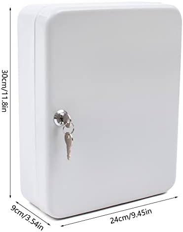 Insyoforevec key Cabinet Storage Box Organizator, key Storage Lock Box, 105 Key Management zidni nosač sa kukama & naljepnice, za
