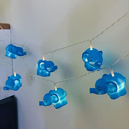 Elephant string Lights Plastic Animal Fairy Lights viseći vijenac na baterije noćno svjetlo za vjenčanje rođendana Dječija spavaća soba dekoracija