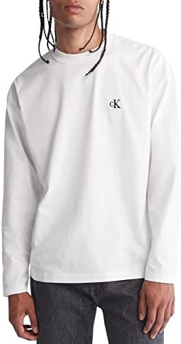 Calvin Klein Muška Arhiva opuštenog kroja Logo Crewneck sa dugim rukavom