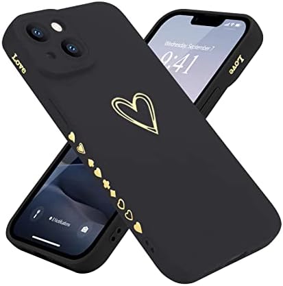 Teageo kompatibilan sa iPhoneom 14 Plus Case 6,7 inča za žene djevojke, slatka luksuzna ljubavna srca [mekana zaštitna zaštitna navlaka