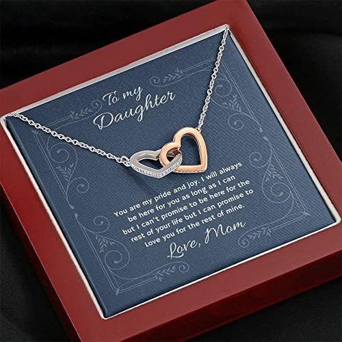 Nakit za karticu - pokloni za žene, ručno rađena ogrlica sa mojim, poklonom za kćer iz mame, kćerke matične ogrlice, kćeri poklon