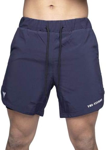 Hibridne kratke hlače sa kompresijom inseam - 2 u 1 trčanje, teretana, trening, brze suhe kratke hlače sa džepom za telefon, ručnik,