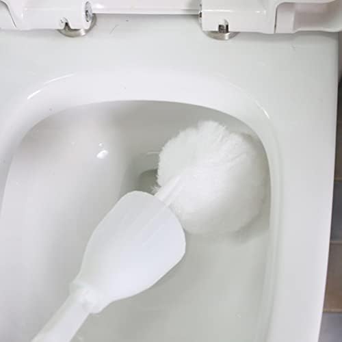 Toalet toalet s WC školjkama 10pcs swab wc wc wc coll mop wc scrickber čišćenje četkica mrtvih za čišćenje kupatila za kupatilo White