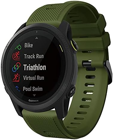 WSCEBCK 22mm silikonska remena za Garmin Forerunner 745 SmartWatch narukvica za Huawei Magic2 GT 2 46mm Pribor za kaiševe