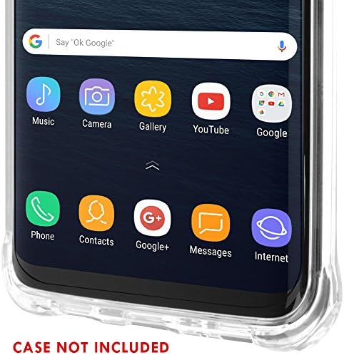 IQ štit zaštitnik ekrana kompatibilan sa Samsung Galaxy S9 Plus Liquidskin prozirnim filmom protiv mjehurića