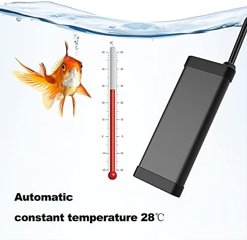 Mioyoow Mini akvarijski grijač 10W/20w / 30W, Betta grijač akvarija termostat za grijanje akvarija potopni grijač za male akvarijume