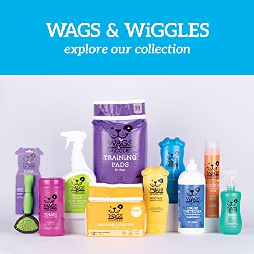 WAGS & WIGGLES Dvostruki problemi 2-u-1 šampon i balzam za pse | Šampon za čišćenje i hranjivi regenerator za pse | Voćna lubenica