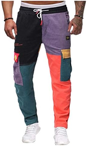 Jinfe punk hip hop hlače zgodne hlače Muški džepneans Alat M-4XL labave modne maskirne hlače muške hlače m