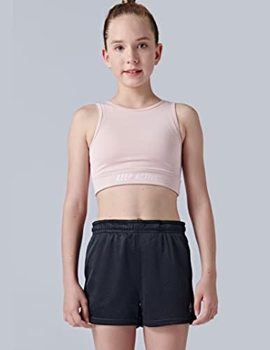 Liberty Pro 4 Pakovanje: Omladinske djevojke Atletska mreža mreža, 3 Performanse trčanje teretane Aktivna odjeća sa džepovima