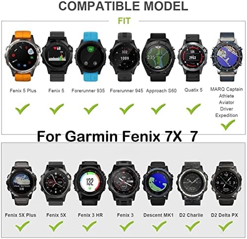 DJDLFA silikonska QuickFit traka za sat za Garmin Fenix 6X Pro sat Easyfit traka za narukvicu za Fenix 6 Pro Smart Watch 26 22mm traka