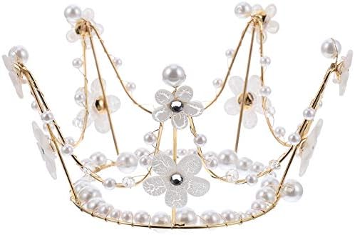 AMOSFUN 2PCS LJUBAVNI PEARL CROWN OBLIKA KNJIGA ORNAMENTNA MODNOG PARTSKOG DIOKNOSTI