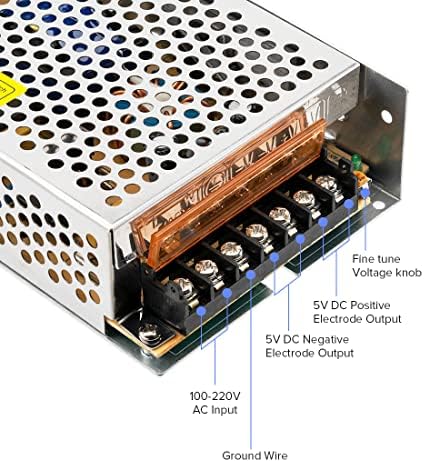 BTF-rasvjeta AC100-240V do DC5V30A MAX150W odijelo DC5V1A ~ DC5V30A Prebacivanje uređaja za napajanje Konverter adaptera za napajanje